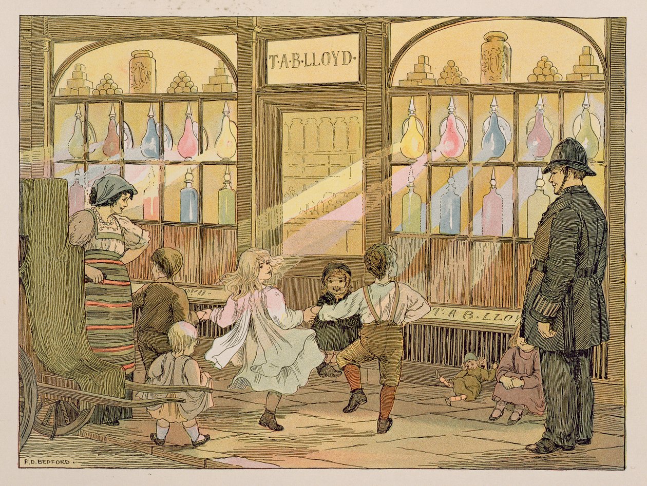 El farmacéutico, de "El libro de las tiendas de Francis Donkin Bedford