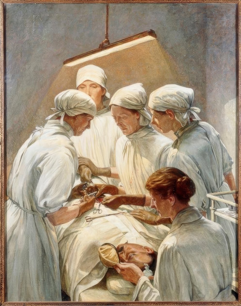 Una operación de apendicitis en el hospital militar de Francis Edgar Dodd