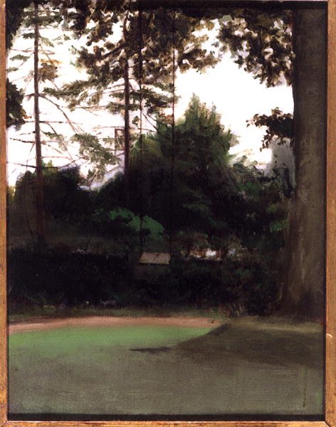 Un rincón del jardín, c.1890 de Francis Foster