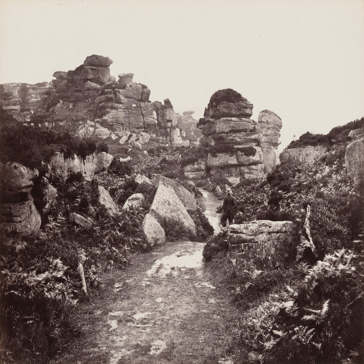 Rocas de Brimham, Yorkshire de Francis Frith