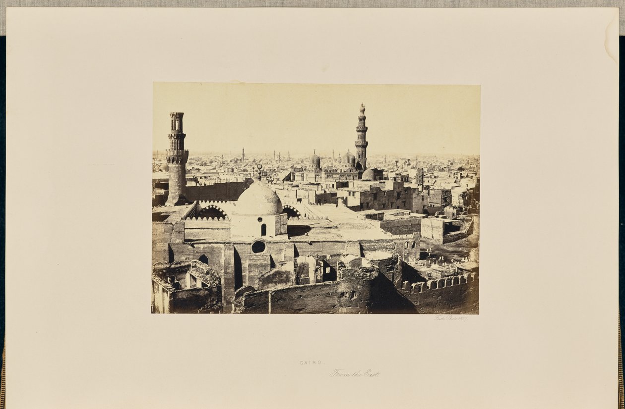 El Cairo, desde el este de Francis Frith