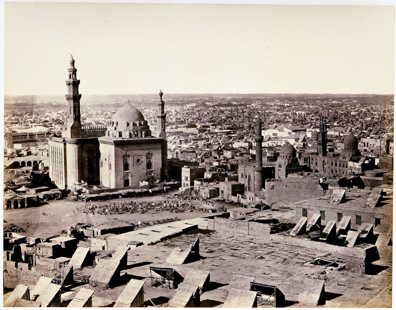 El Cairo desde la Ciudadela, primera vista de Francis Frith