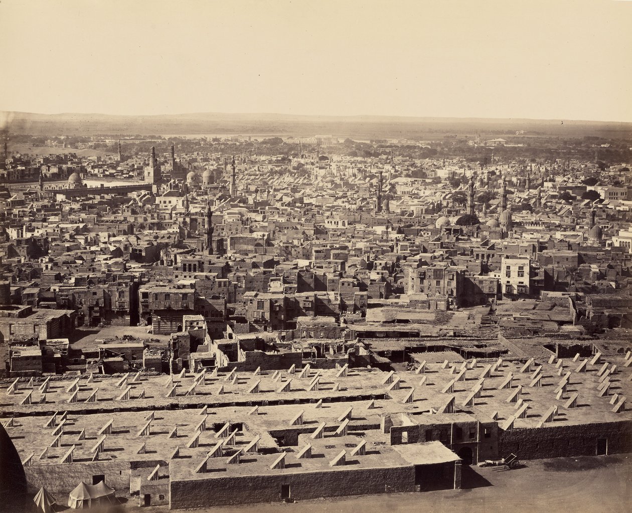 El Cairo desde la ciudadela. Segunda vista de Francis Frith