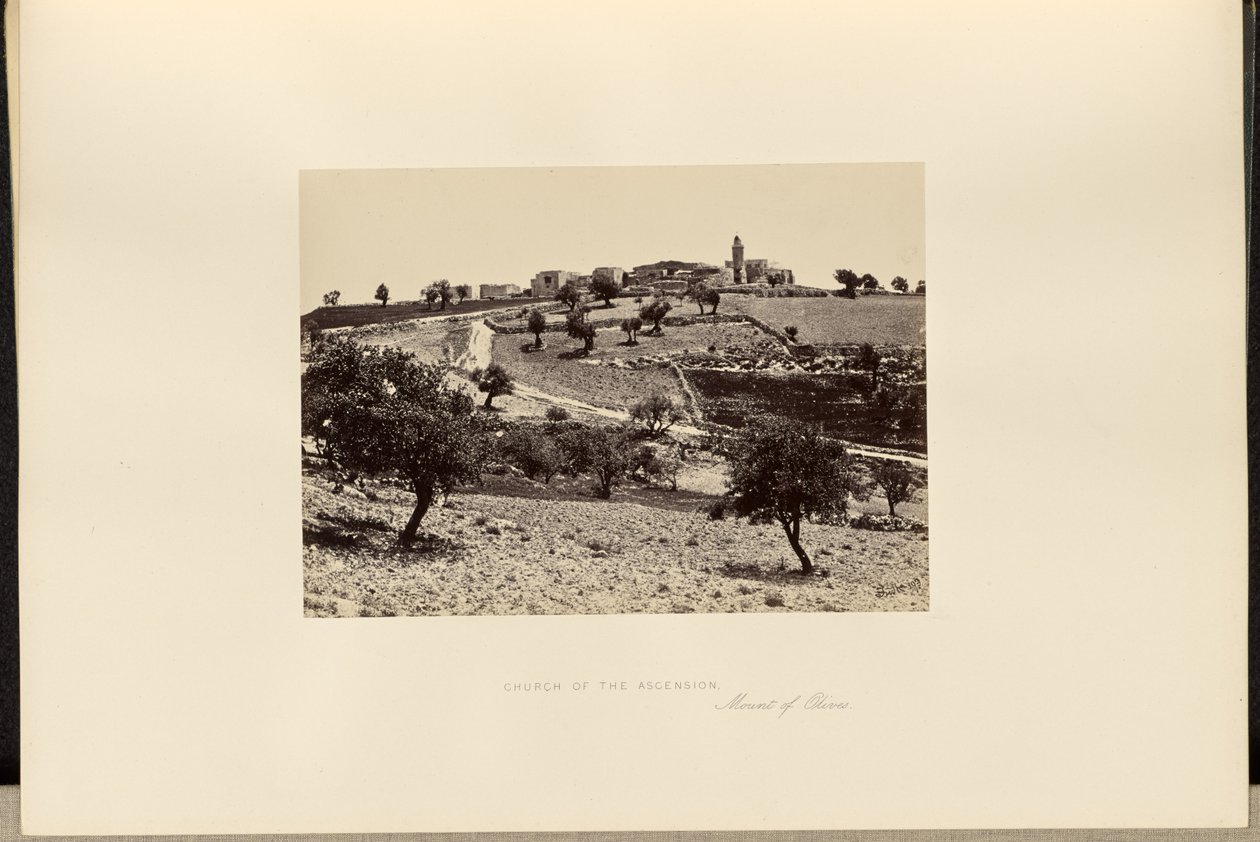 Iglesia de la Ascensión, Monte de los Olivos de Francis Frith
