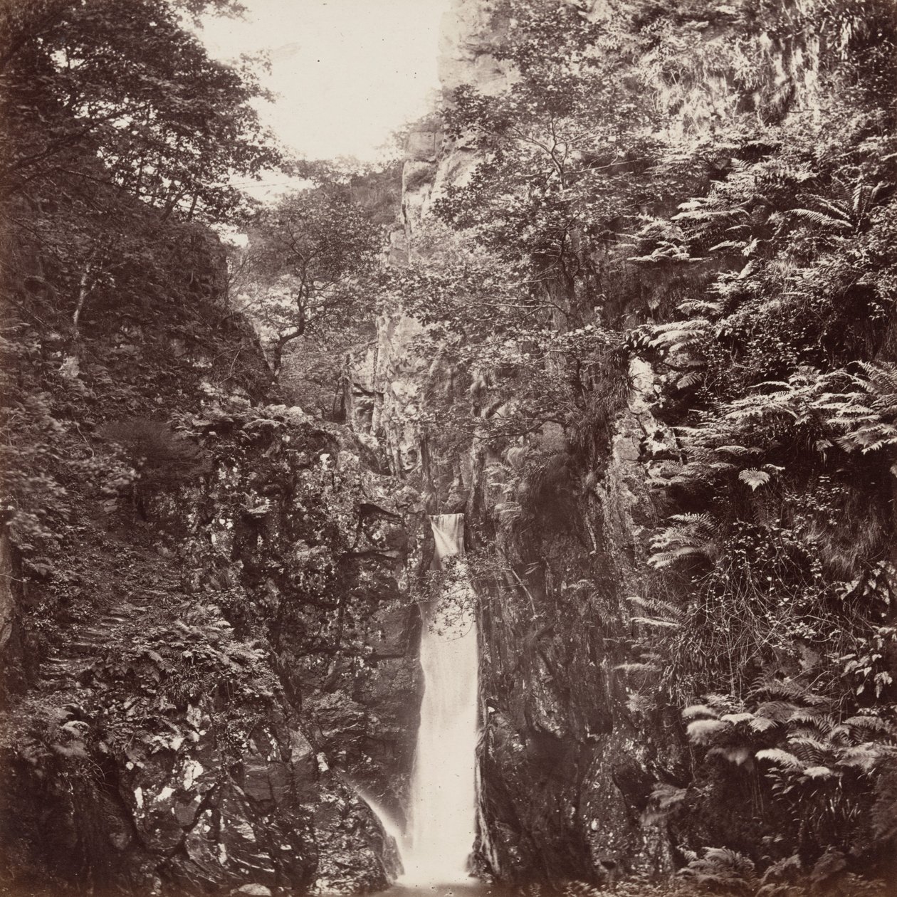 Cascada de Dalegarth, Cumberland de Francis Frith