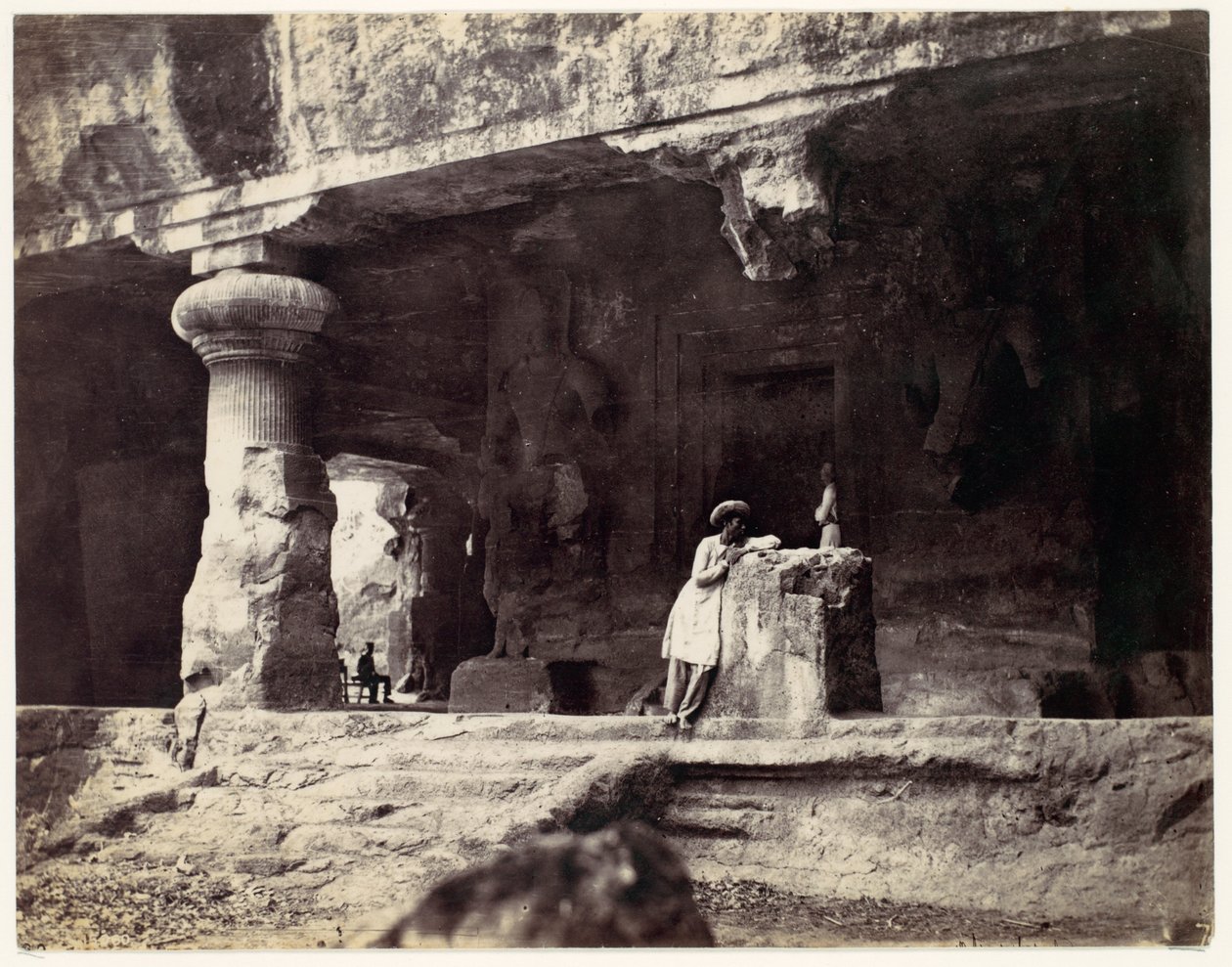 Elephanta de la Cueva del Agua, bahía de Coombe Martin, Watermouth de Francis Frith