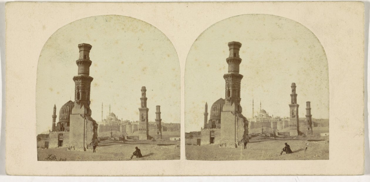 Tumbas de los mamelucos, El Cairo, Egipto de Francis Frith