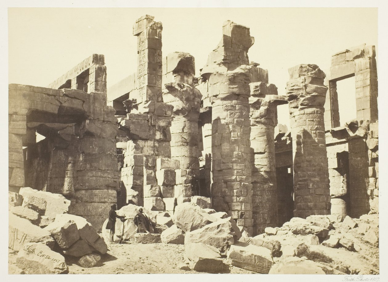 Sala de columnas de Francis Frith