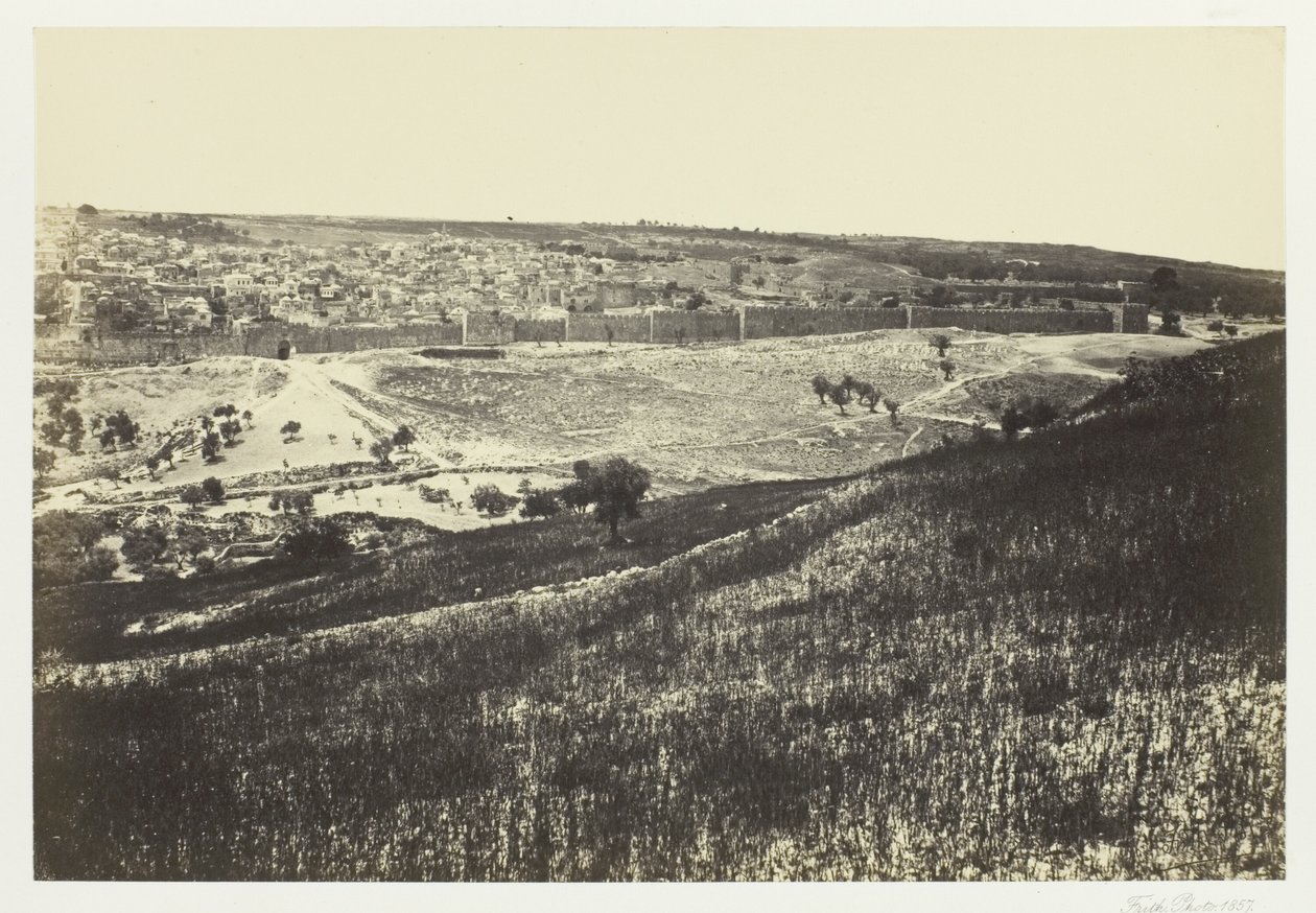 Jerusalén, desde el Monte de los Olivos, nº 2 de Francis Frith