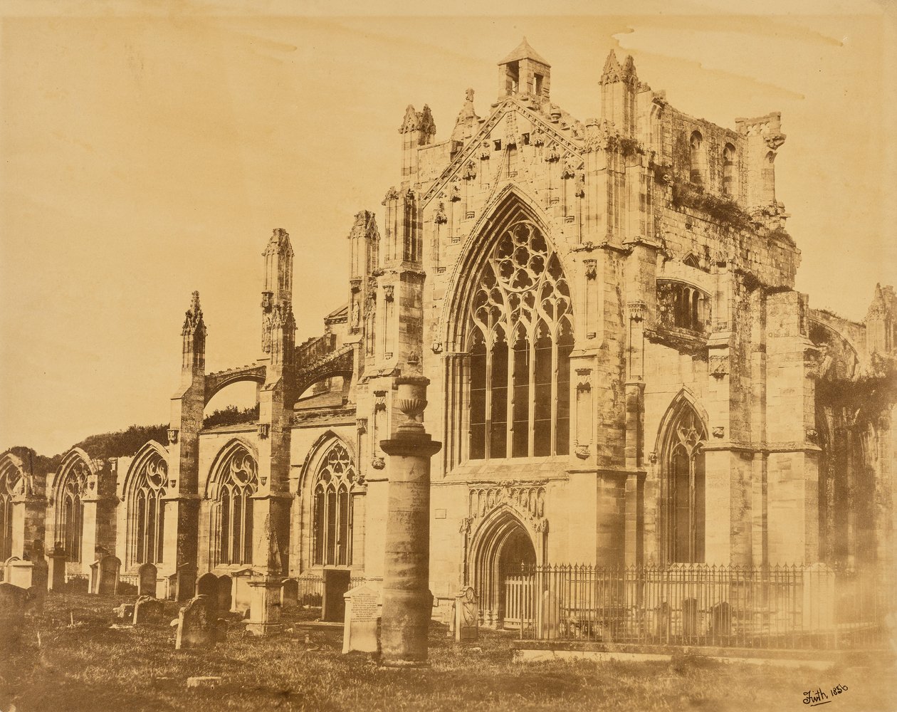 Abadía de Melrose de Francis Frith