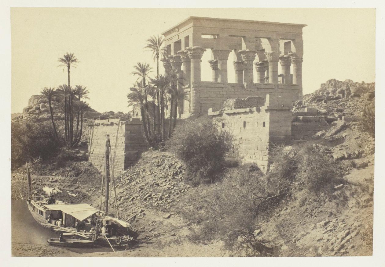 Cama de los Faraones, Isla de Philæ de Francis Frith