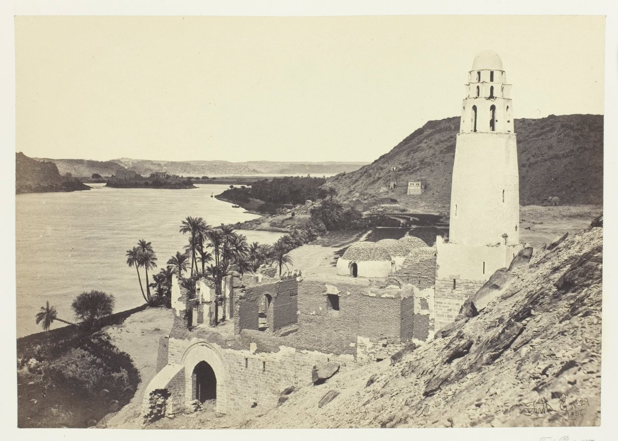 Mezquita en ruinas cerca de Philæ de Francis Frith