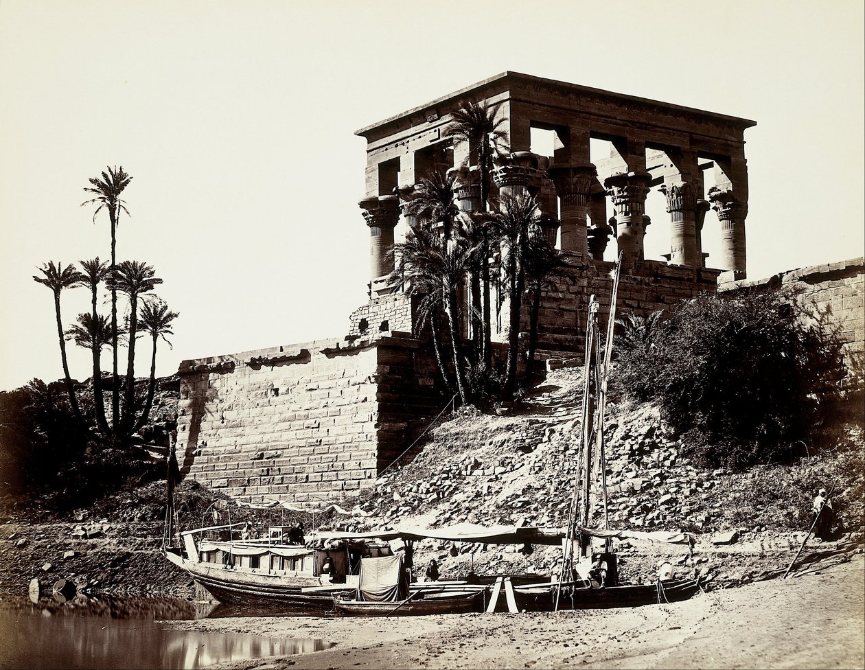 Templo de Hypaethral, Philae (Egipto) de Francis Frith