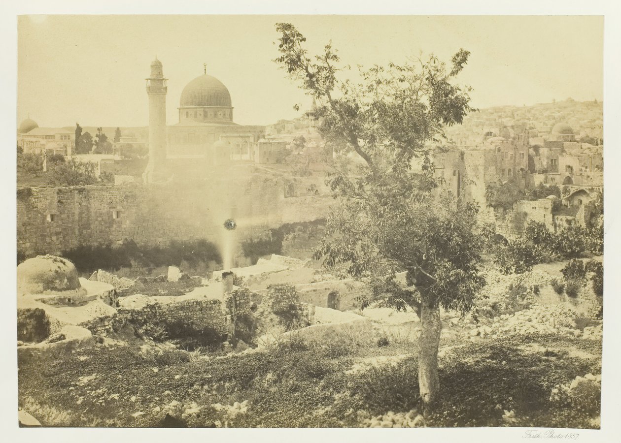 La Mezquita de Omar, Jerusalén de Francis Frith