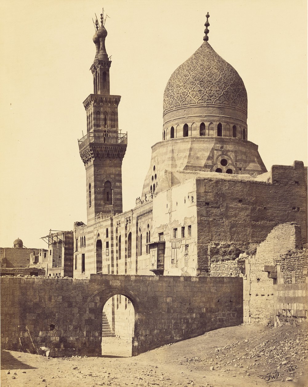 La mezquita del emir Akhoor, El Cairo de Francis Frith