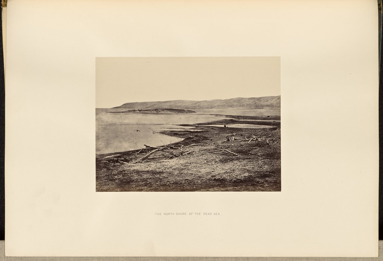 La orilla norte del Mar Muerto de Francis Frith