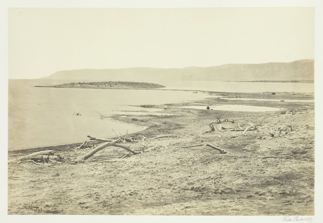 La Costa Norte del Mar Muerto de Francis Frith