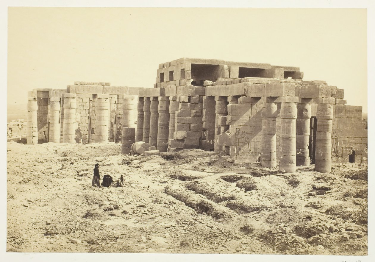 El Rameseum, 1858-62 de Francis Frith