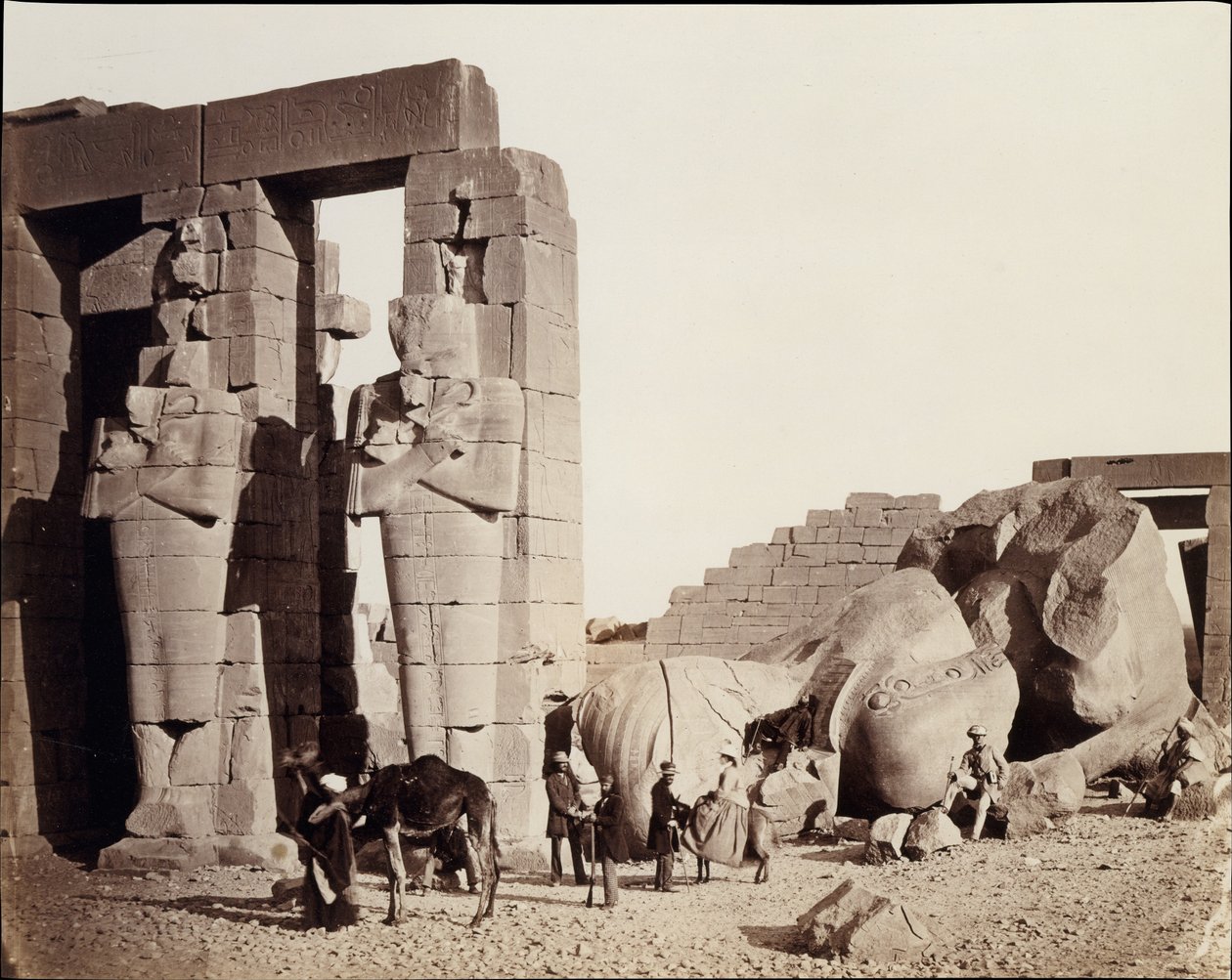 El Ramesseum de El-Kurneh, Tebas de Francis Frith