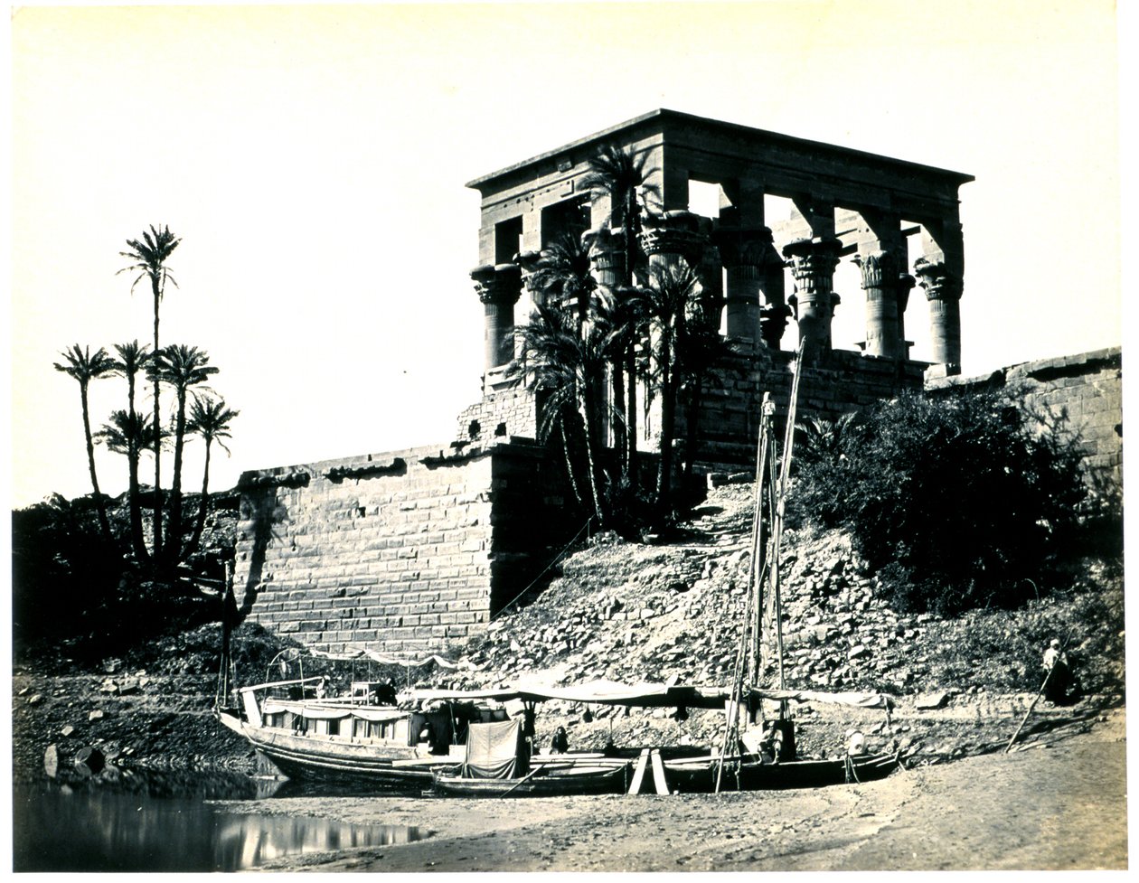 El Ramesseum de El-Kurneh, Tebas, segunda vista de Francis Frith