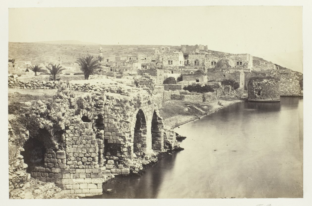 La ciudad y el lago de Tiberio, desde el sur de Francis Frith