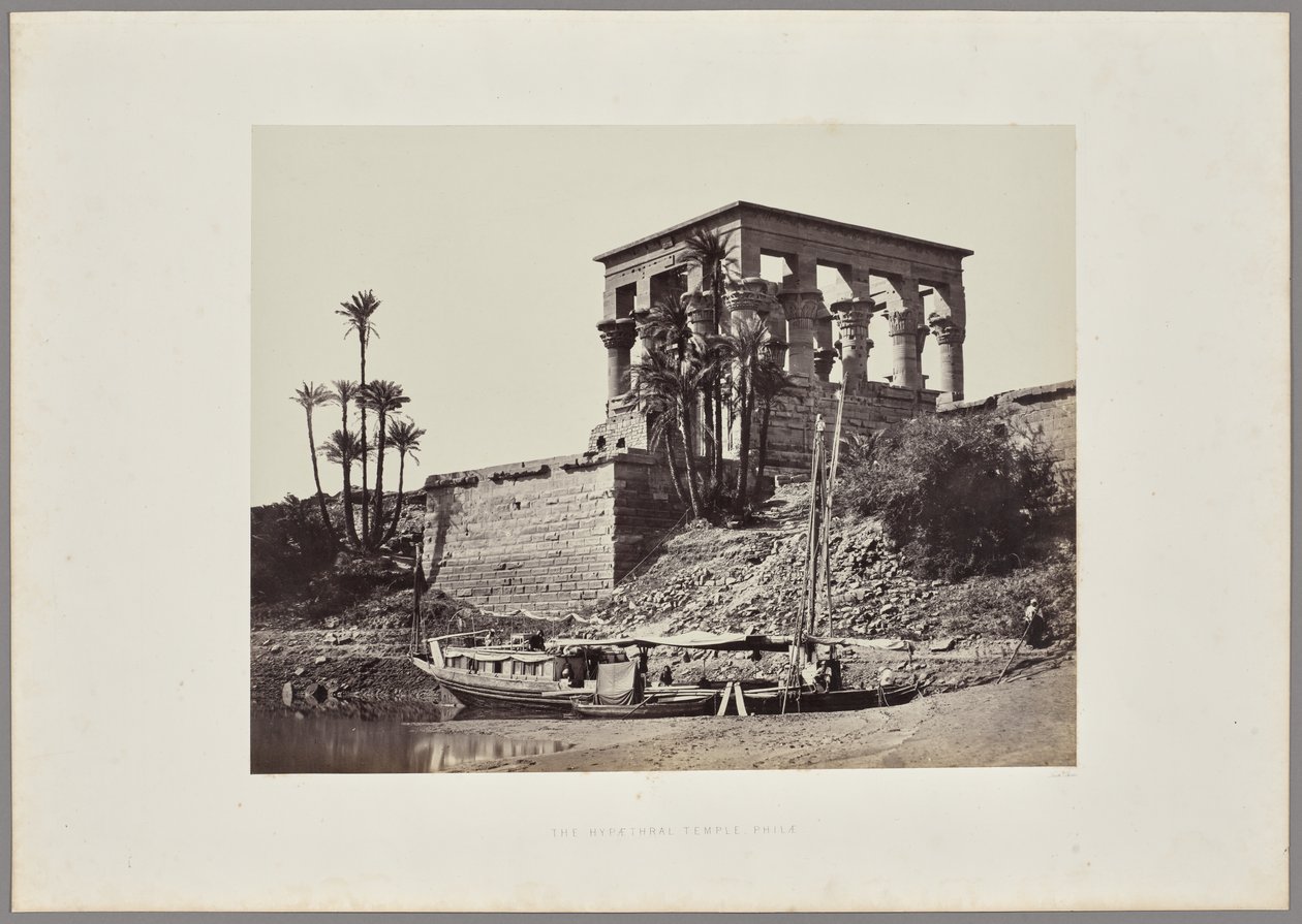 El quiosco de Trajano en Filae de Francis Frith
