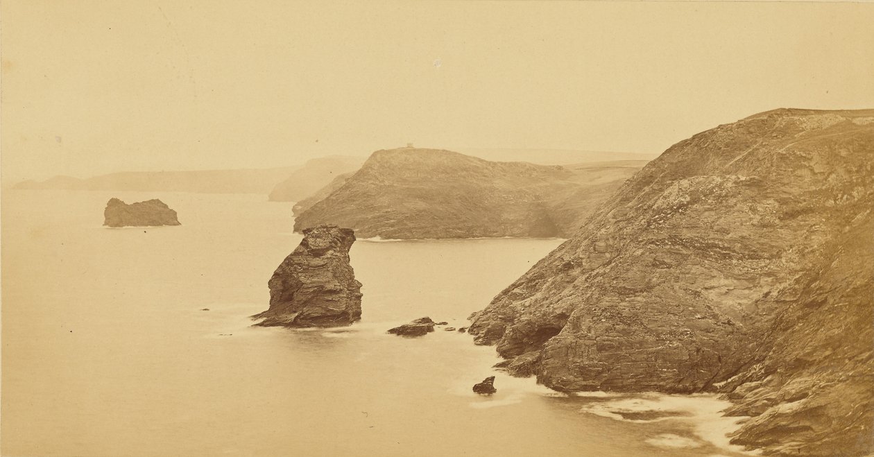 Costa arriba Trevalga de Francis Frith