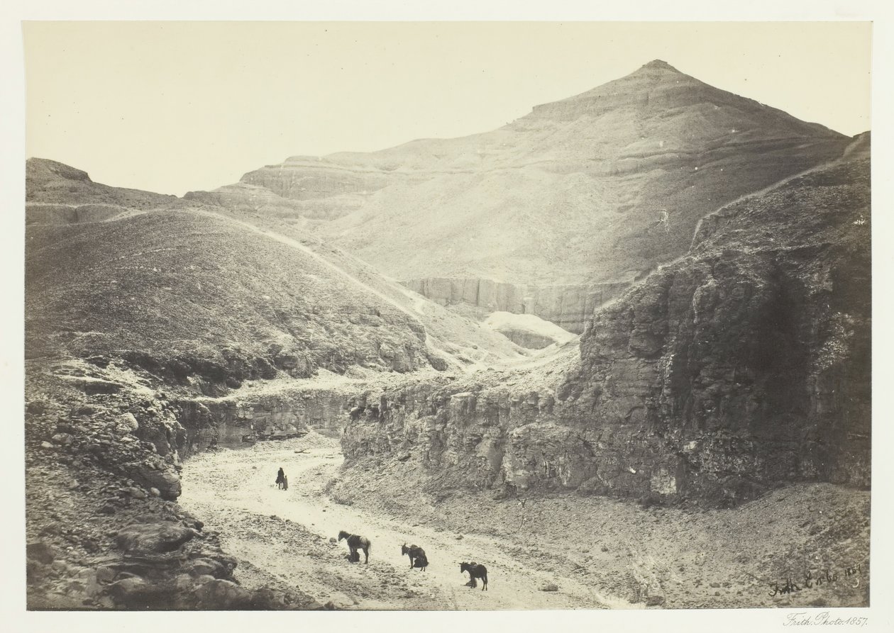 Valle de la Tumba de los Reyes, Tebas de Francis Frith