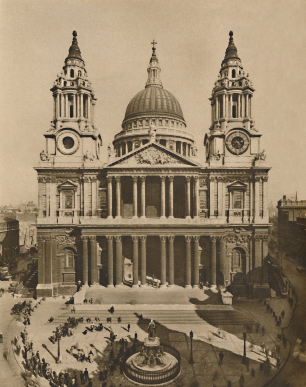 La Gran Iglesia construida por Wren en el sitio de la antigua St. Paul de Frith and Co