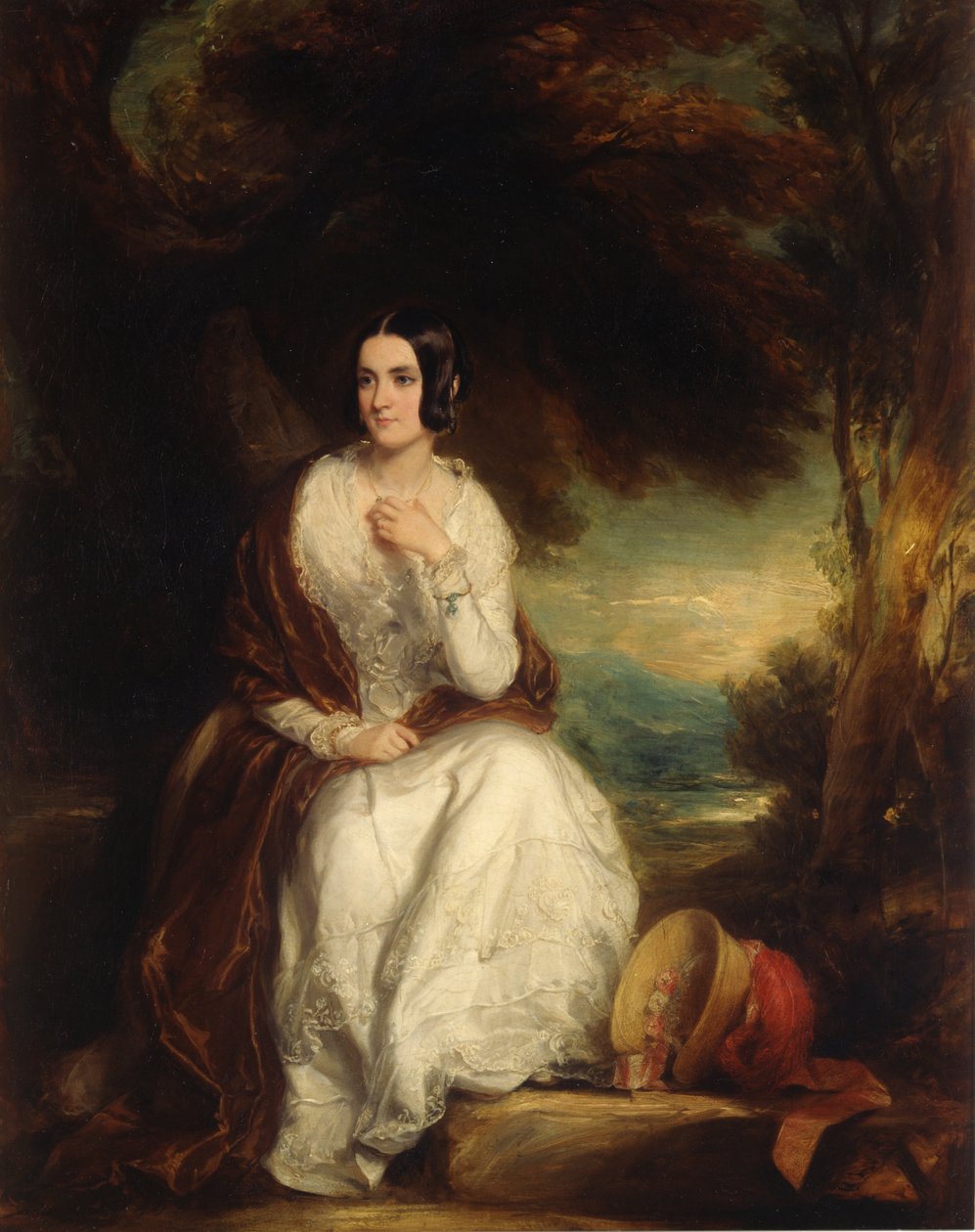 Retrato de Eleanor, esposa del 4º Duque de Northumberland, c.1844 de Francis Grant