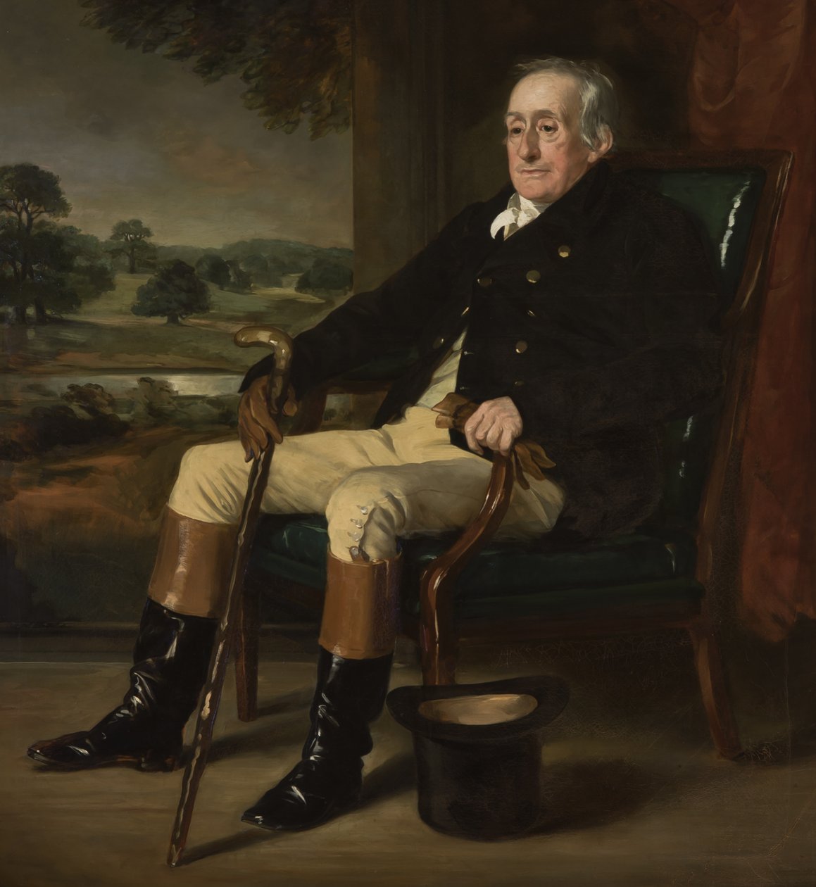 Retrato de William Henry Cavendish-Bentinck-Scott, 4to Duque de Portland, 1852 de Francis Grant
