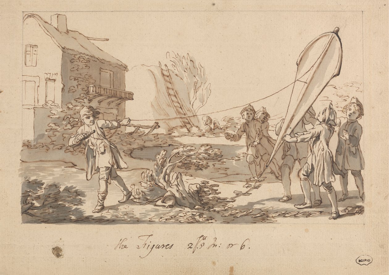 Volar la cometa de Francis Hayman