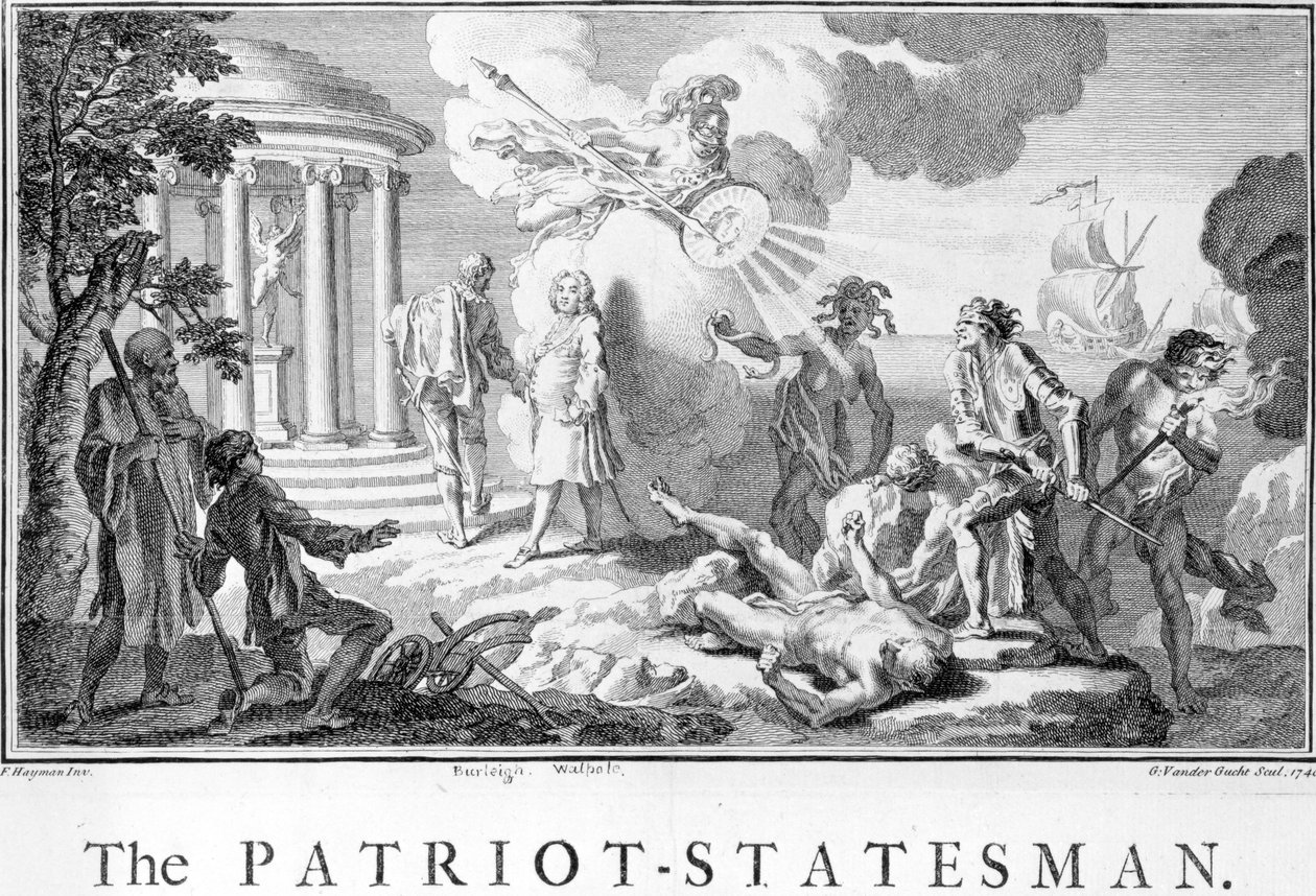 El estadista patriota, 1740 de Francis Hayman
