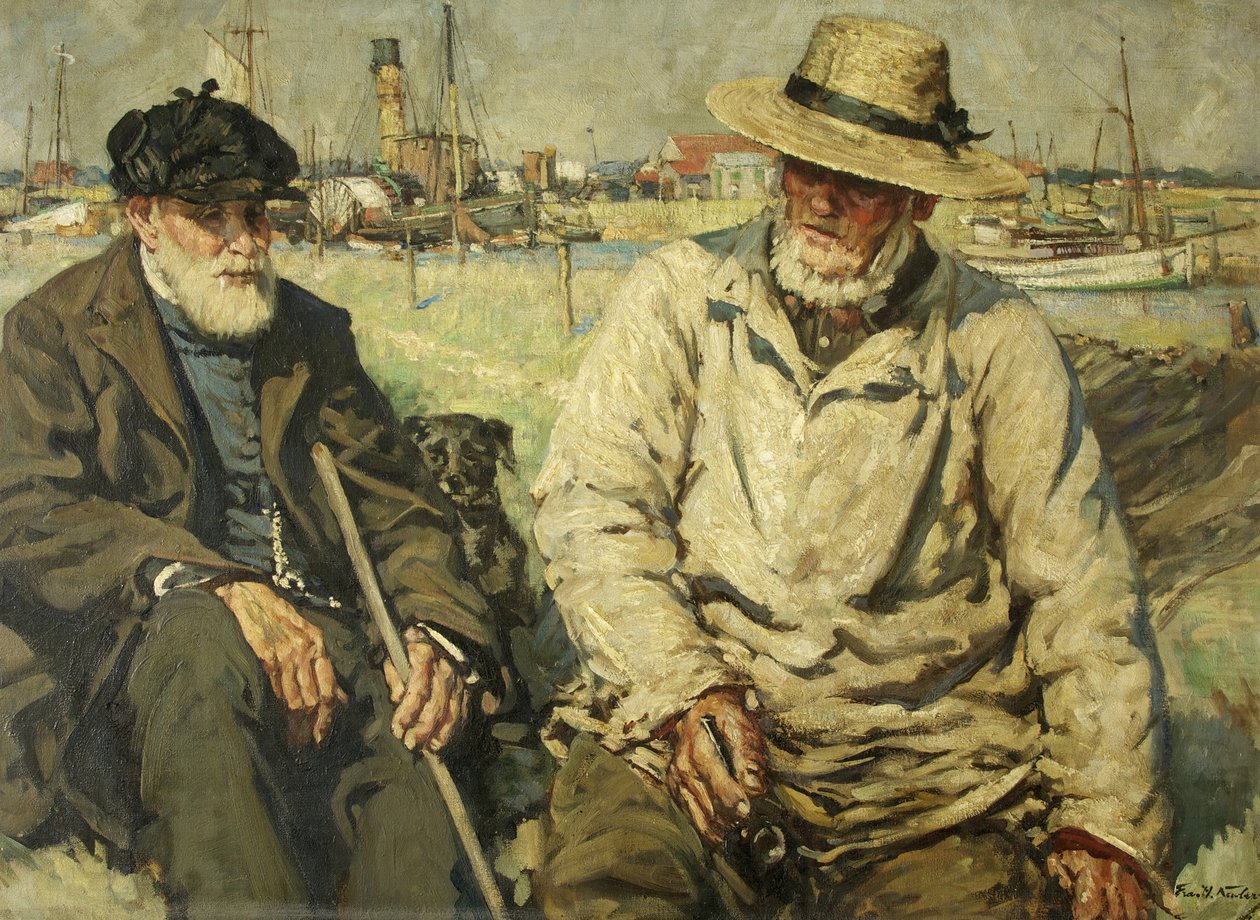 Cuentos del mar (óleo sobre lienzo) de Francis Henry Newbery