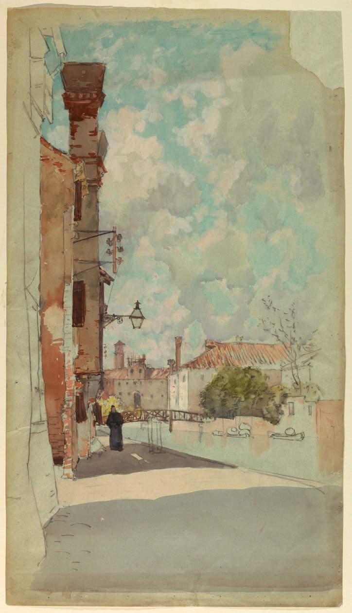 Canal, Venecia, Italia de Francis Hopkinson Smith
