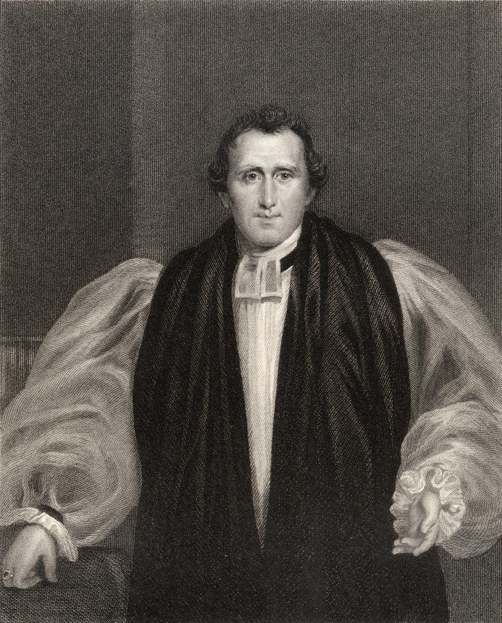 Reverendo Daniel Wilson, grabado por J. Cochran, de 