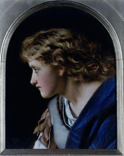 Cabeza de una niña de Francis John Wyburd