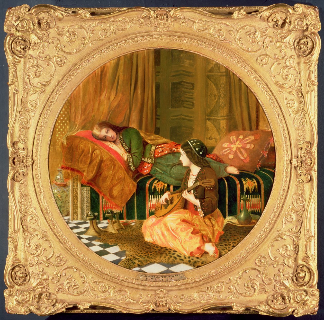 Lallah Rookh y su esclava persa de Francis John Wyburd