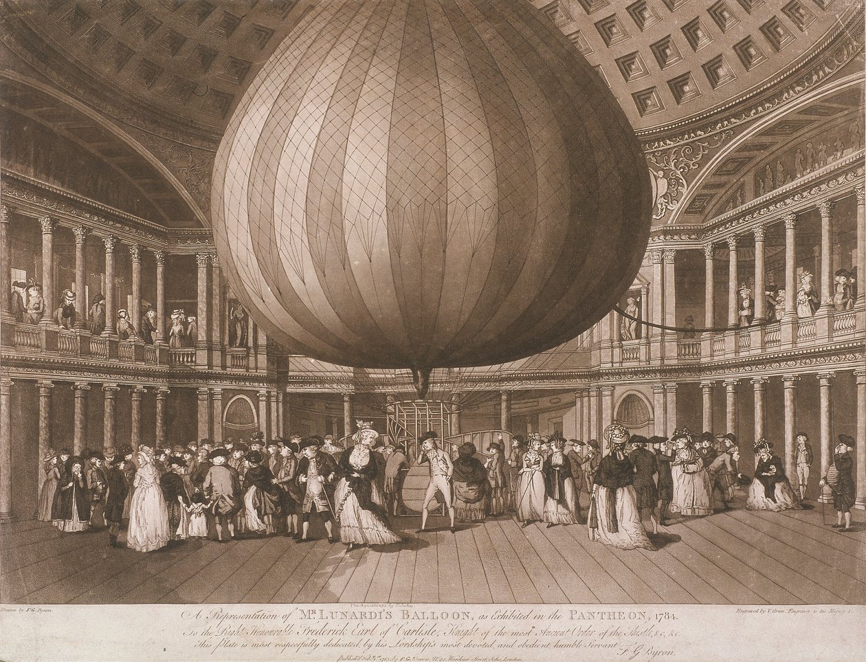 El interior del Panteón, Oxford Street, Londres, 1785 de Francis Jukes