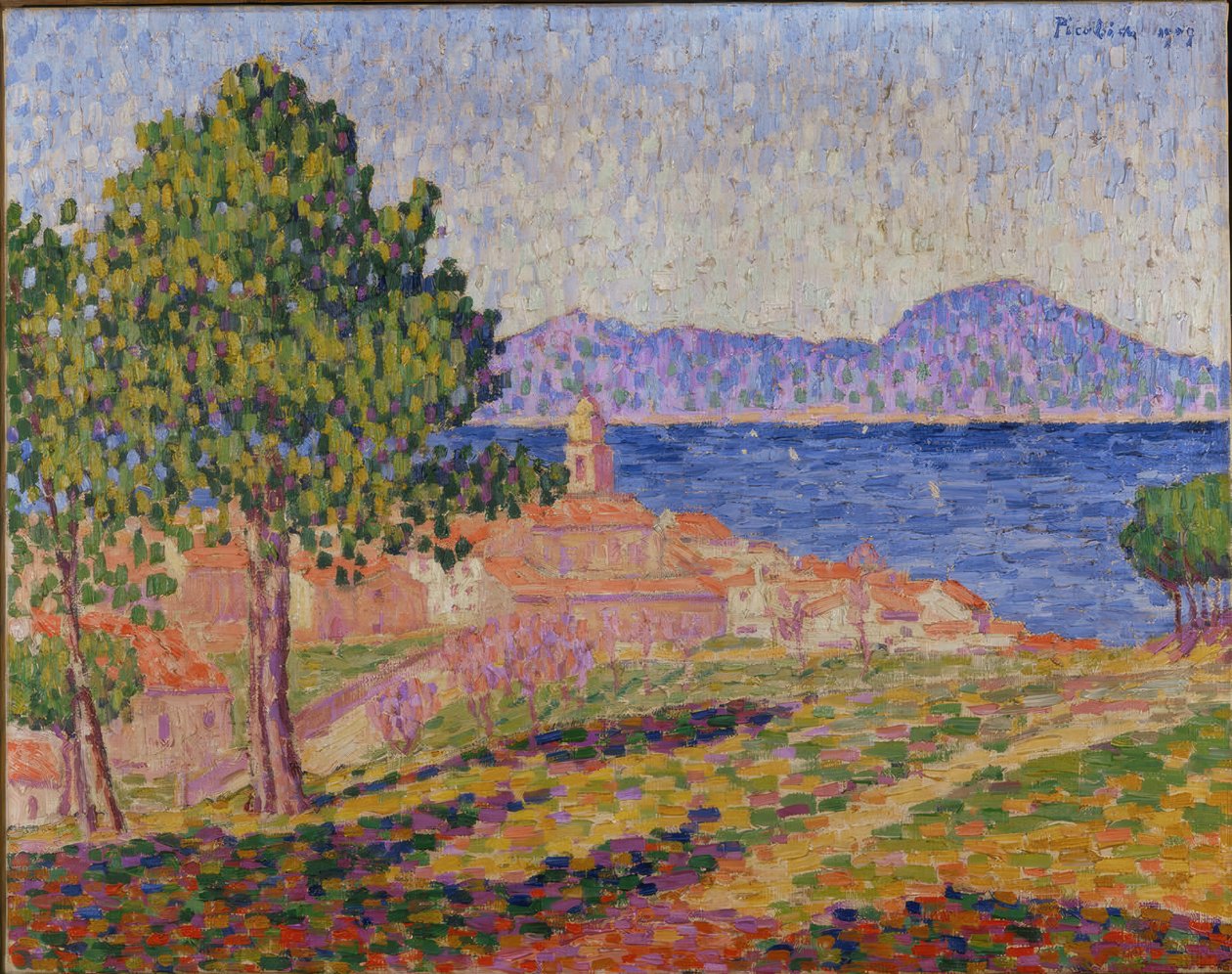 Vista de Saint-Tropez desde la Zita- delle de Francis Picabia