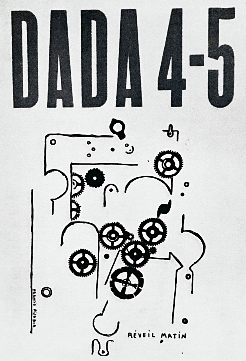 Portada de la revista Dada 4-5, diseñada por Francis Picabia (1879-1953), Zurich de Francis Picabia