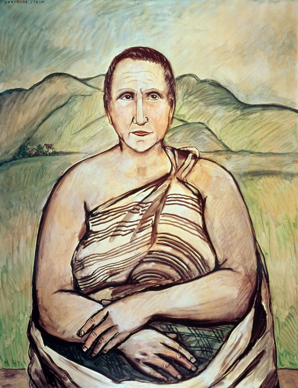 Gertrude Stein (1874-1946) (óleo sobre lienzo) de Francis Picabia