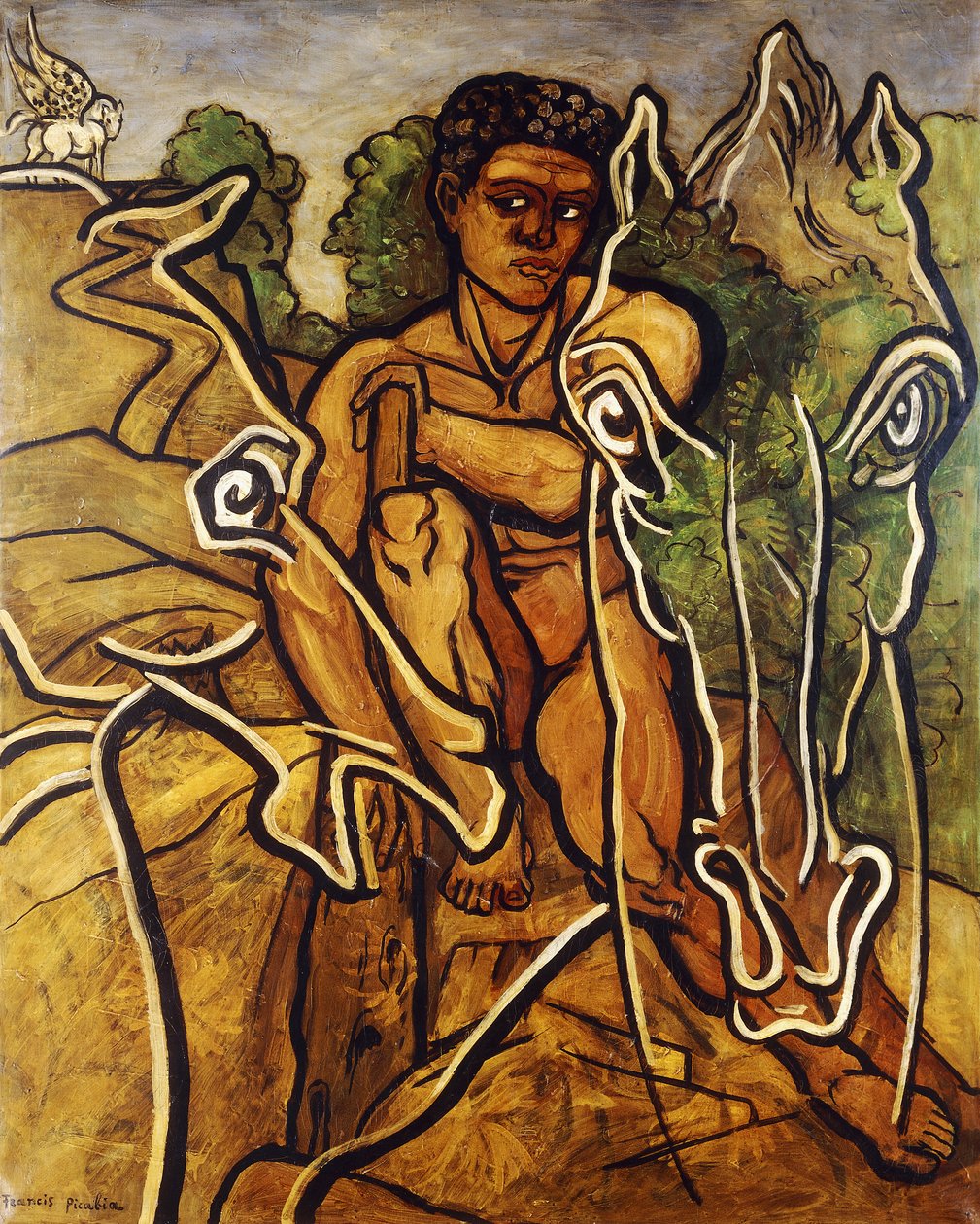 Hércules y sus caballos; Hercule et ses Coursiers de Francis Picabia