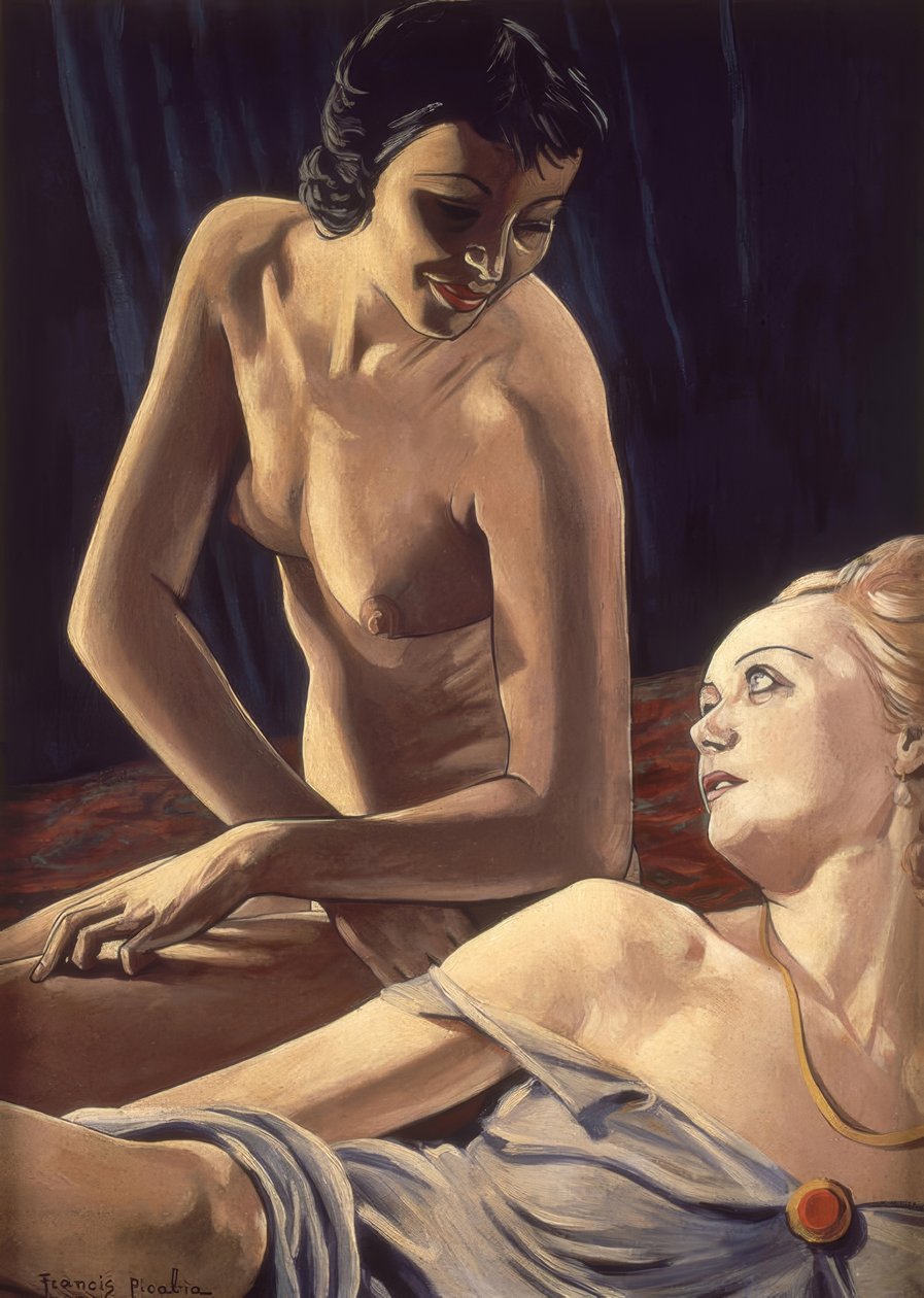 La morena y la rubia de Francis Picabia