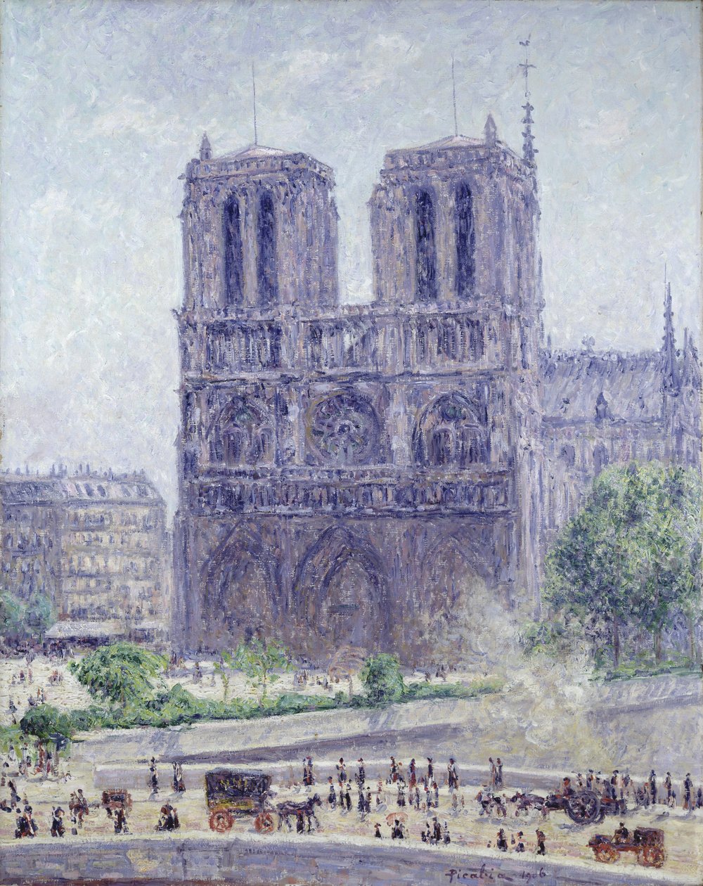 Notre Dame al sol de la mañana de Francis Picabia