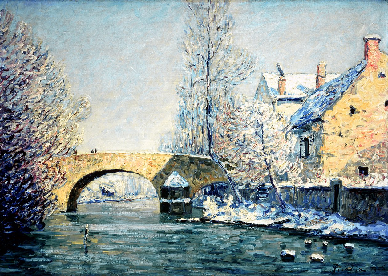 Pont Aubert, efecto nieve de Francis Picabia