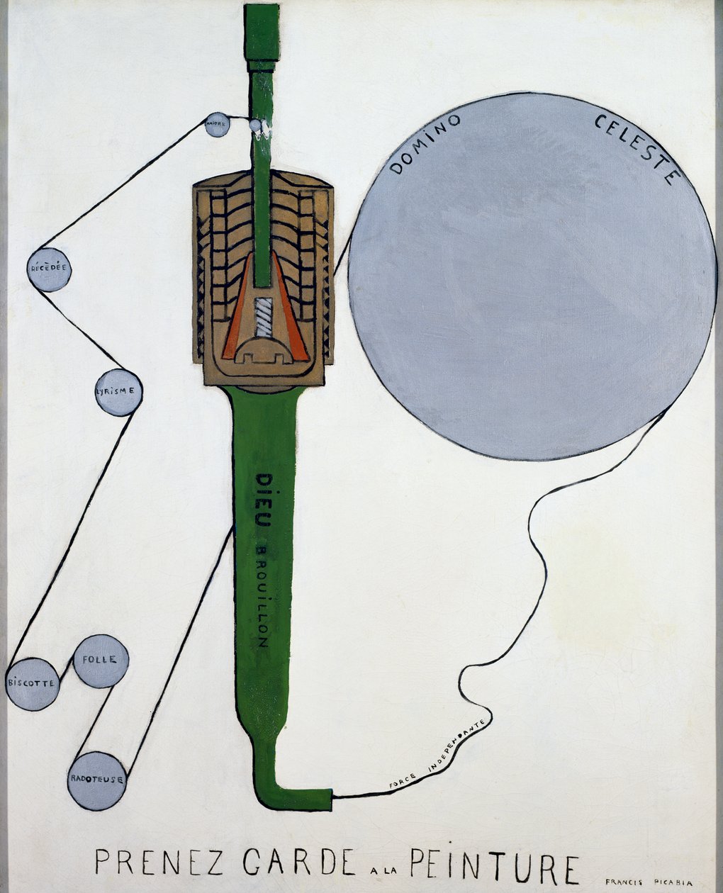 Prenez garde a la peinture (Cuidado con la pintura) de Francis Picabia