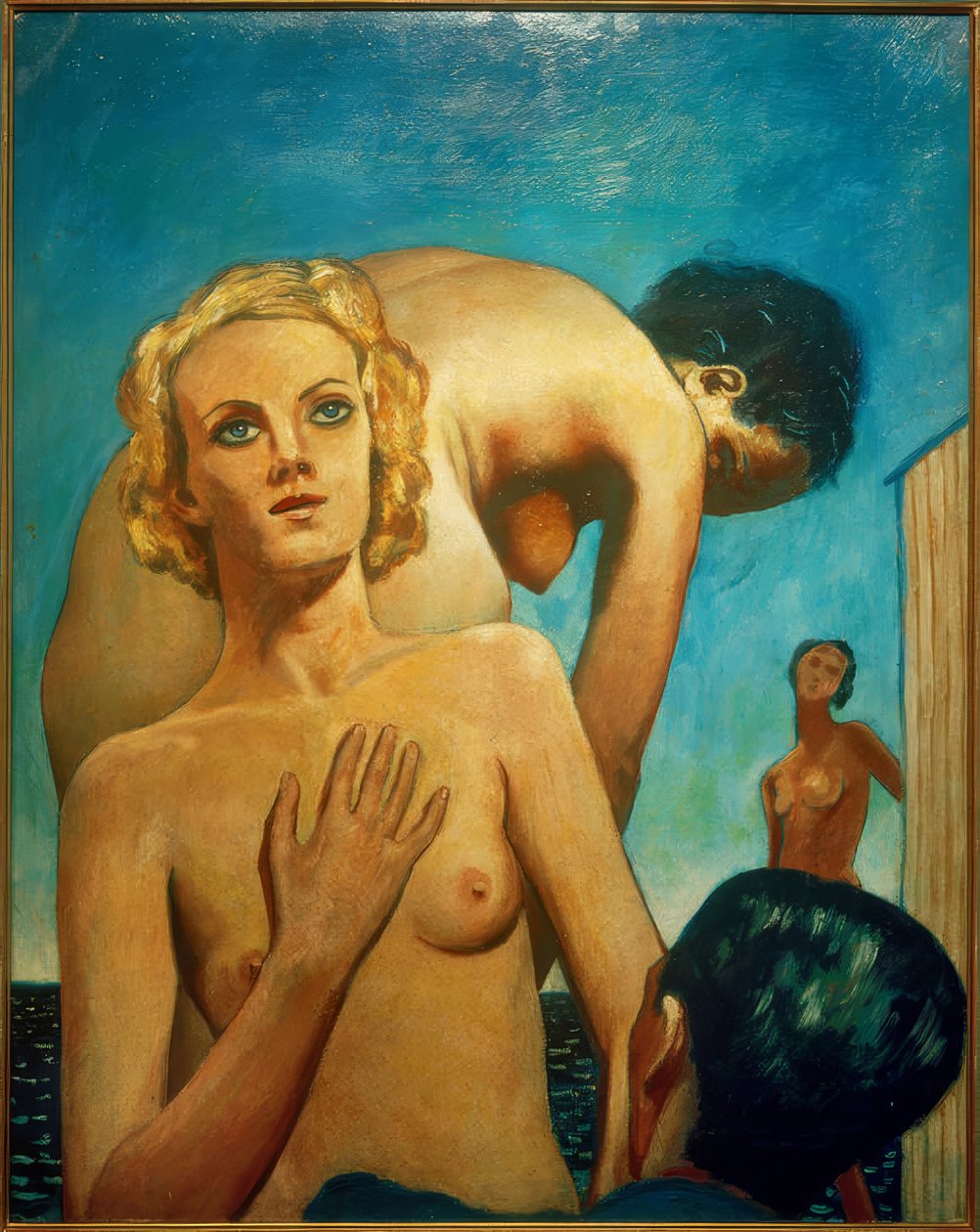 Los bañistas / Desnudos junto al mar de Francis Picabia