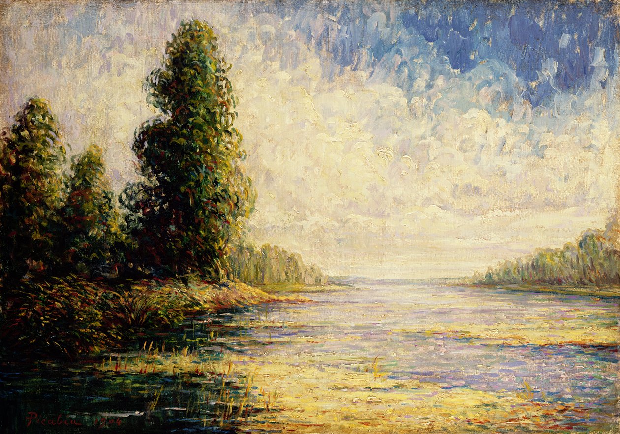 El Loira al sol de la mañana de Francis Picabia