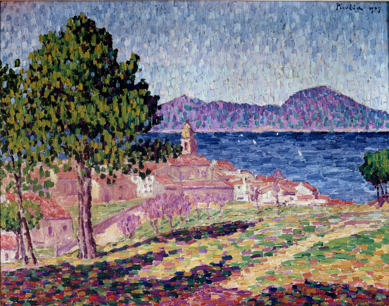 Vista de Saint Tropez, la Ciudadela de Francis Picabia